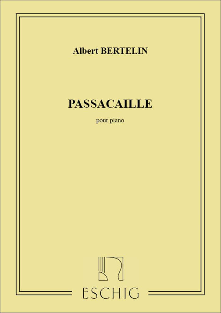 Passacaille Piano